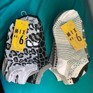 Mix 6: 12 Pack Womens No Show Socks NWT